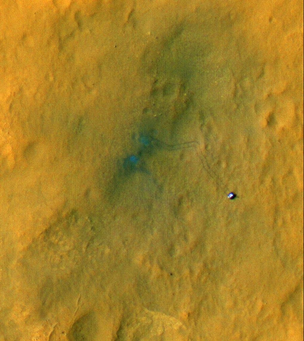 Наблюдаем за Curiosity с орбиты (2012-2015) - 5