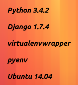 Пример запуска Django 1.7.4 под Python 3.4.2 на Ubuntu 14.04 - 1