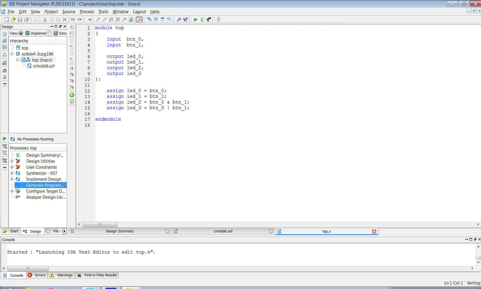 Как начать разрабатывать железо, используя ПЛИС — пошаговая инструкция - 17 Как начать разрабатывать железо, используя ПЛИС — пошаговая инструкция - 17
