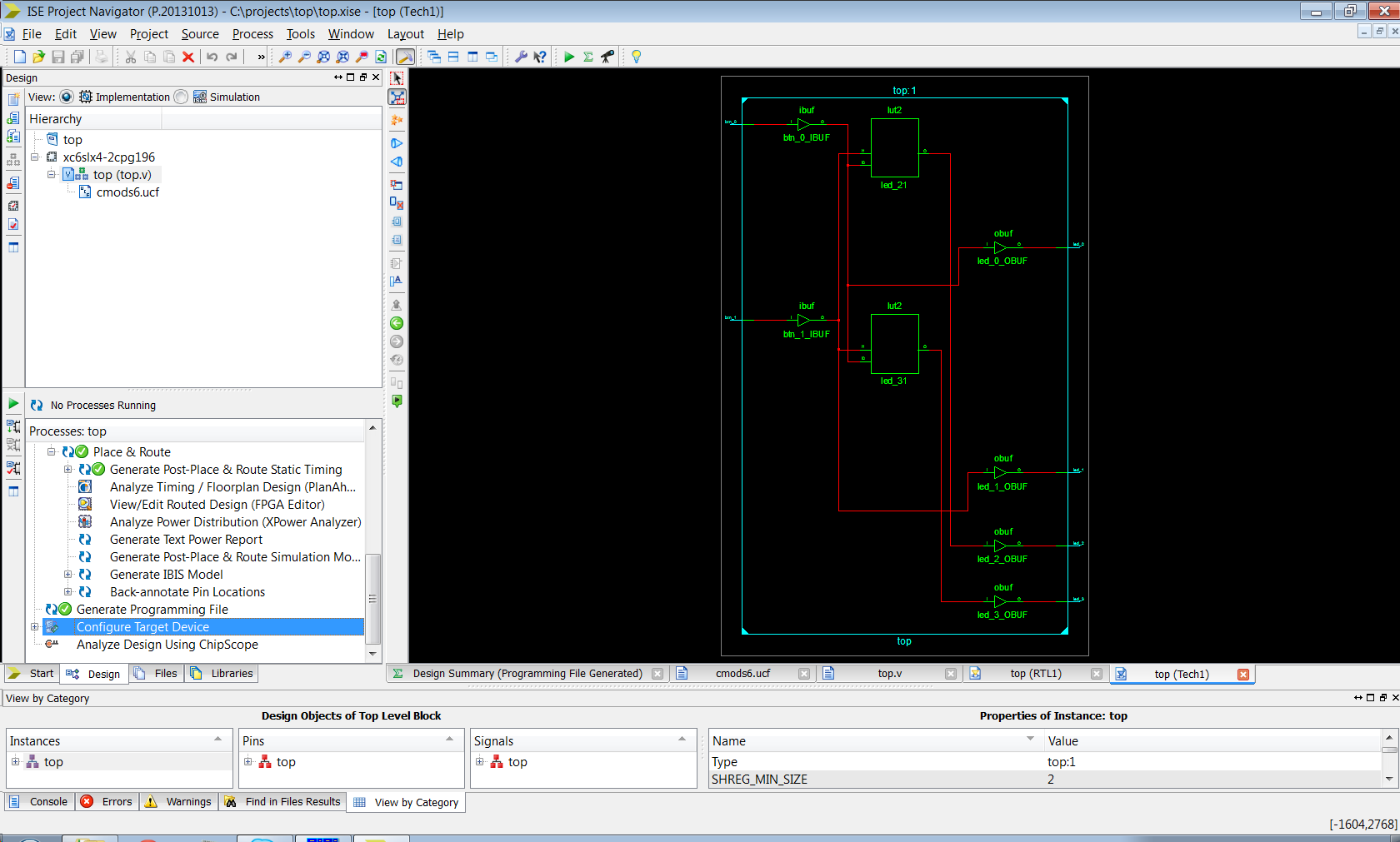 Как начать разрабатывать железо, используя ПЛИС — пошаговая инструкция - 32 Как начать разрабатывать железо, используя ПЛИС — пошаговая инструкция - 32
