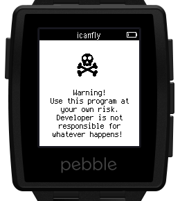 Pebble: акселерометр, пример использования - 1