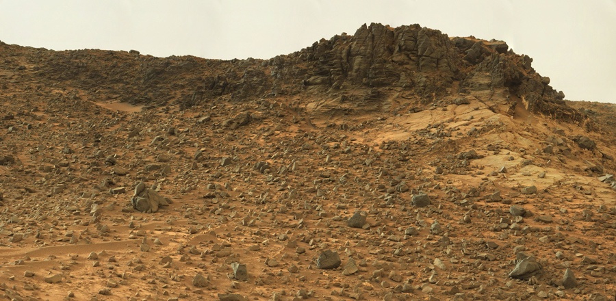 Curiosity у подножия горы Шарпа - 13