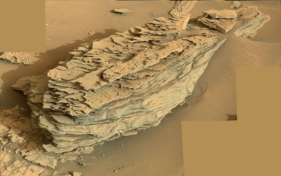 Curiosity у подножия горы Шарпа - 3