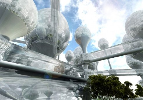 Корейские архитекторы сконструировали воздушный Париж
