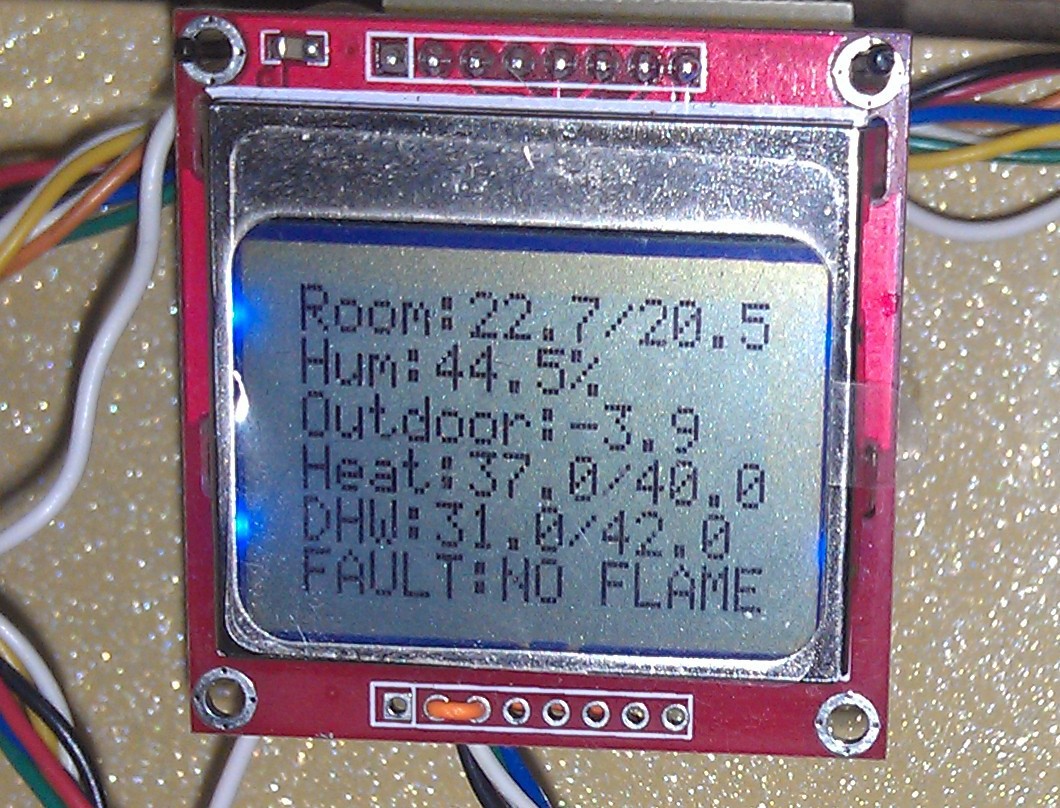 Еще один термостат на Arduino, но с OpenTherm - 19