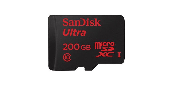 SanDisk выпускает на рынок MicroSD емкостью в 200 ГБ - 1