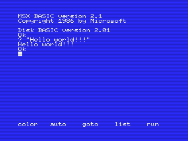 Ностальгия по КУВТ: запускаем эмулятор MSX под Linux - 10