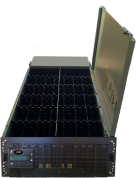 В общей сложности шасси RAID Ability EBOD может быть оснащено восемью портами SAS 12 Гбит/с
