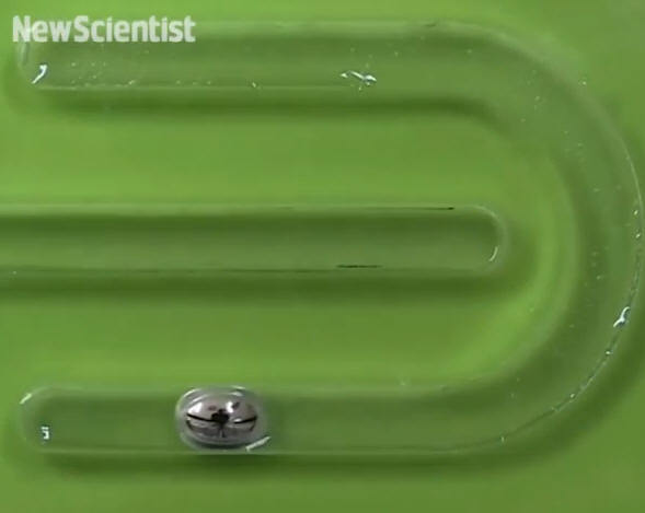 Учёные получили самодвижущуюся каплю жидкого металла - 1