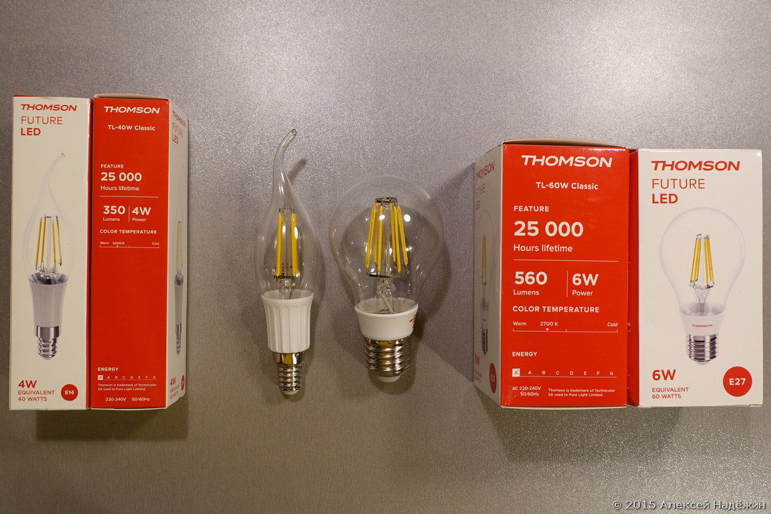 Thomson Filament — светодиодные лампы нового поколения - 5 Thomson Filament — светодиодные лампы нового поколения - 5