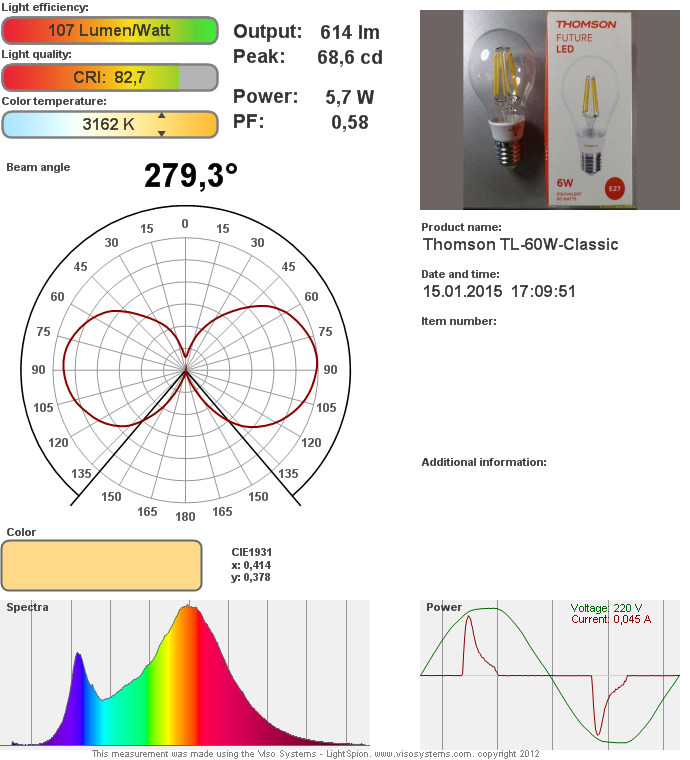 Thomson Filament — светодиодные лампы нового поколения - 7 Thomson Filament — светодиодные лампы нового поколения - 7