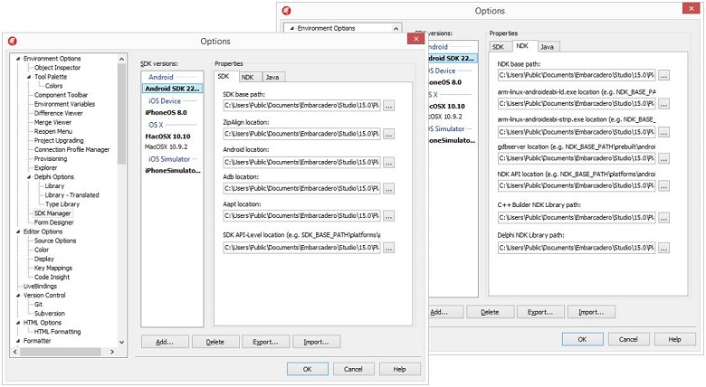Как настроить Android и RAD Studio XE7 - 5 Как настроить Android и RAD Studio XE7 - 5