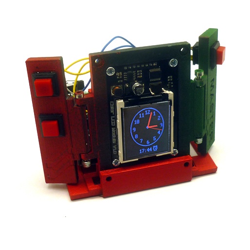 Будильник в технодизайне — настольные часы на основе Arduino - 2