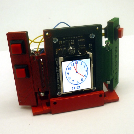 Будильник в технодизайне — настольные часы на основе Arduino - 1