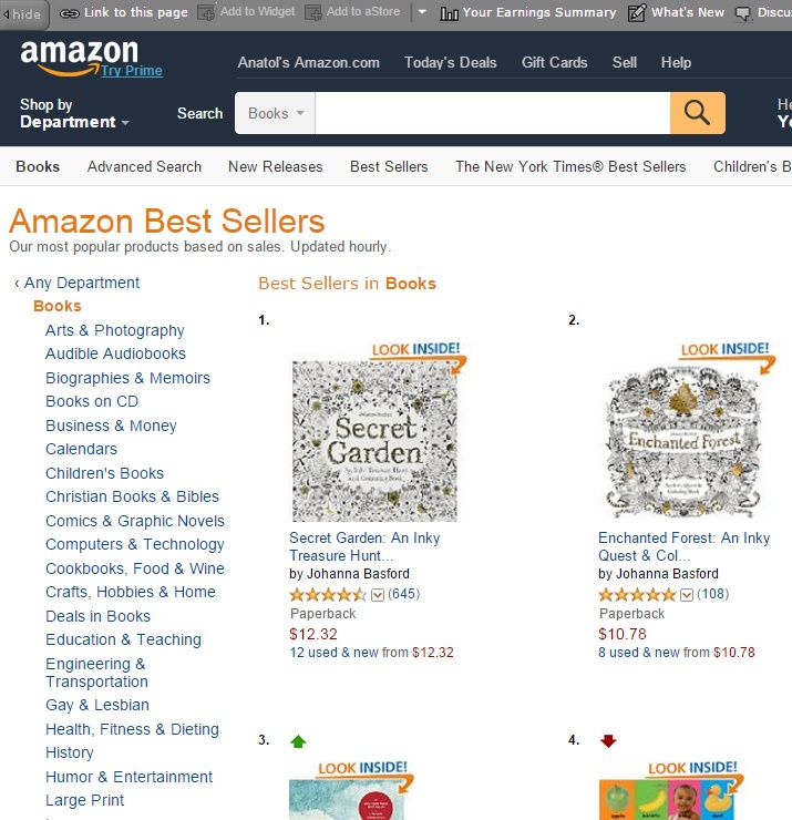 Раскраски для взрослых — лидеры продаж на Amazon - 2