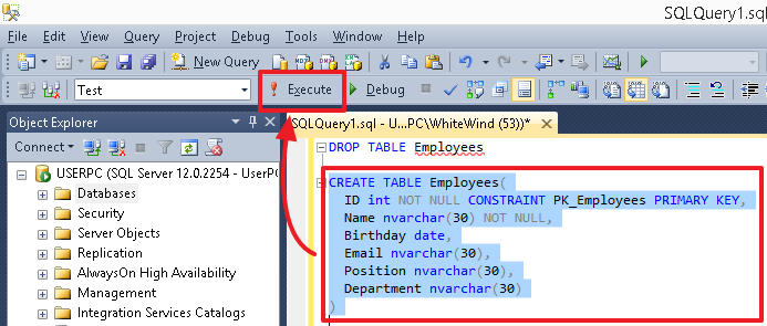 Учебник по языку SQL (DDL, DML) на примере диалекта MS SQL Server. Часть первая - 3