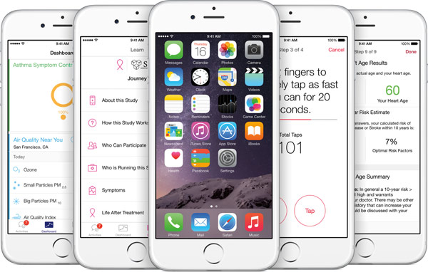 По словам Apple, ResearchKit превращает iPhone в мощный инструмент медицинских исследований