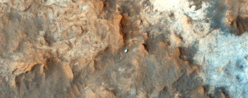 Орбитальный зонд MRO сфотографировал Curiosity с орбиты - 2