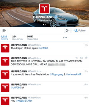 Взломан сайт Tesla + twitter-аккаунты Tesla Motors и Илона Маска - 1