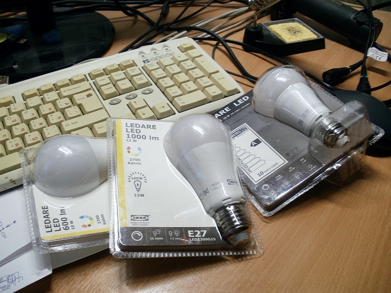 Сага о светодиодных лампах. Лампы из IKEA - 1