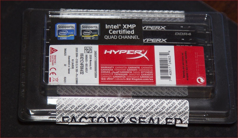 Обзор комплекта оперативной памяти DDR4 HyperX Fury с частотой 2133 МГц - 2