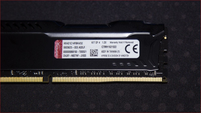 Обзор комплекта оперативной памяти DDR4 HyperX Fury с частотой 2133 МГц - 4