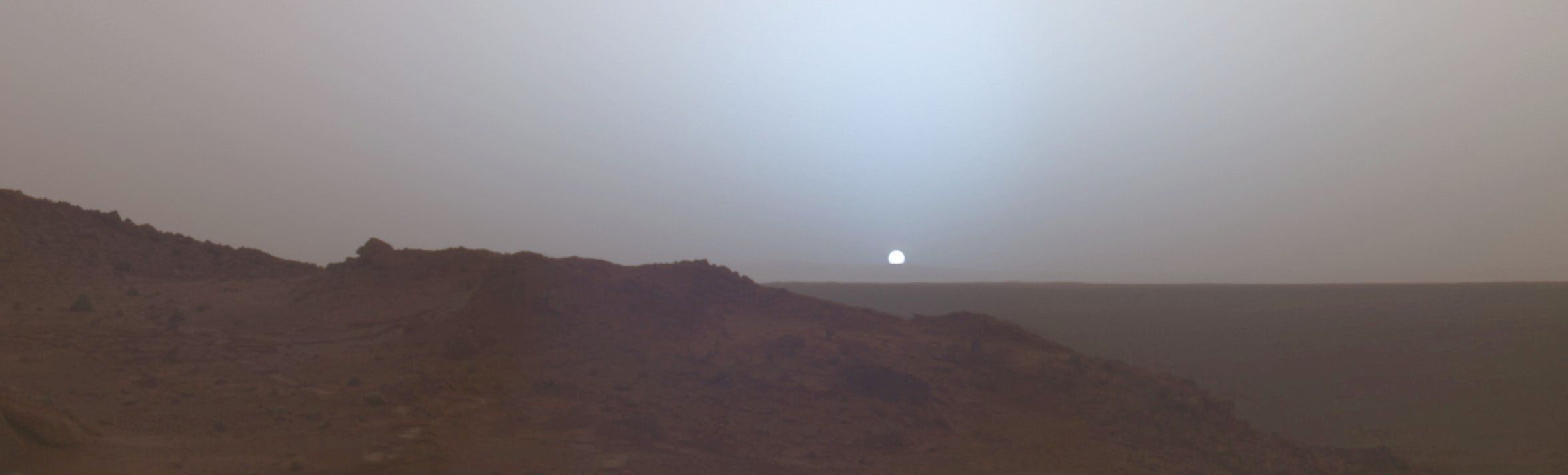 Curiosity снял закат на Марсе - 1