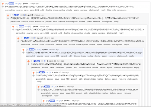 RedditStorage: комментарии на сайте как хранилище зашифрованных файлов - 2