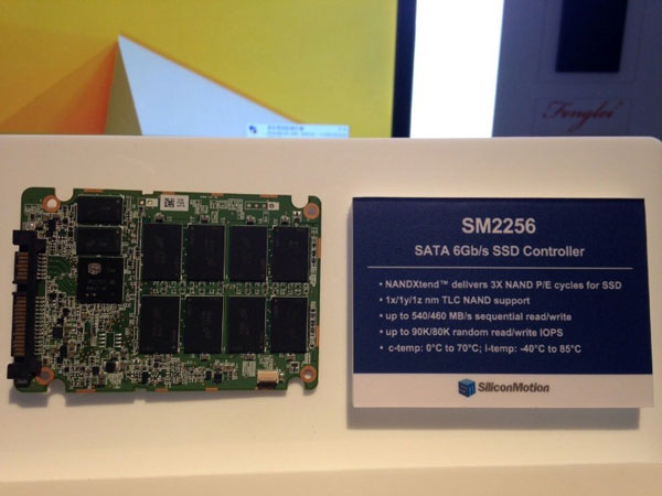 Контроллер Silicon Motion SM2256 предназначен для SSD с интерфейсом SATA 6 Гбит/с
