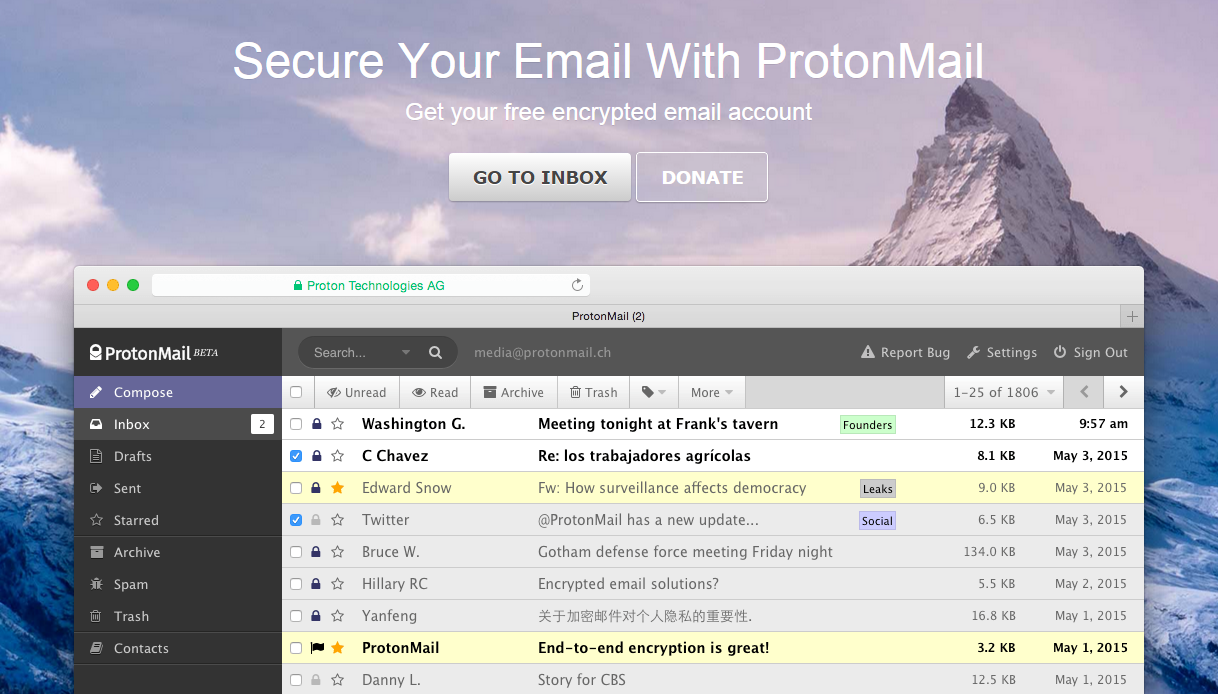 ProtonMail вышел из тени - 1