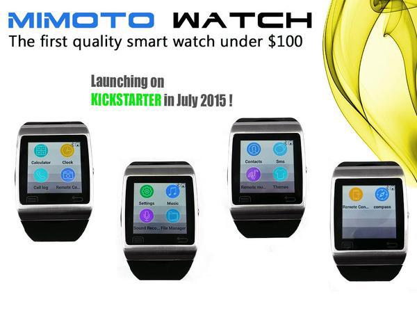 Mimoto Watch — смарт часы за 98 $, которые надо ждать в июле на Kickstarter - 1