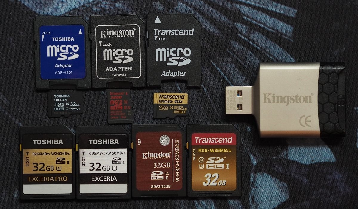 Тестирование карточек памяти SD и microSD емкостью 32 гигабайт - 1