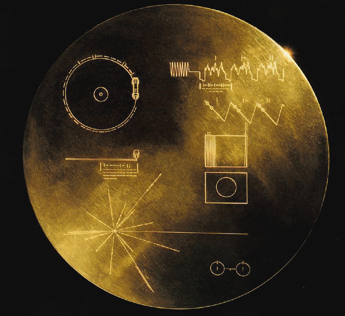 NASA выложило в Сеть оцифровку всех звуков с золотой пластинки «Вояджера» - 1