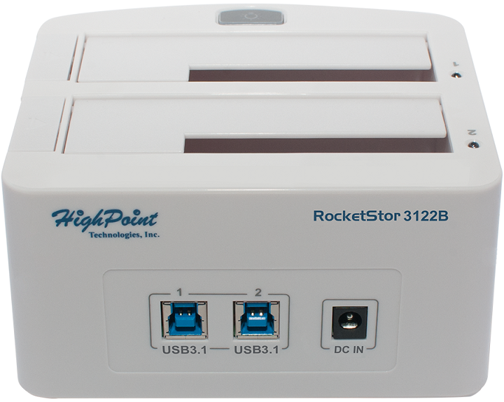 HighPoint реализовала поддержку USB 3.1 в док-станциях RocketStor 3112C и 3122B и карте RocketU 1322A - 3