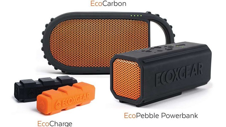 Ecoxgear представила устройства EcoCharge, Sol Jam, EcoCarbon и Pebble Powerbank