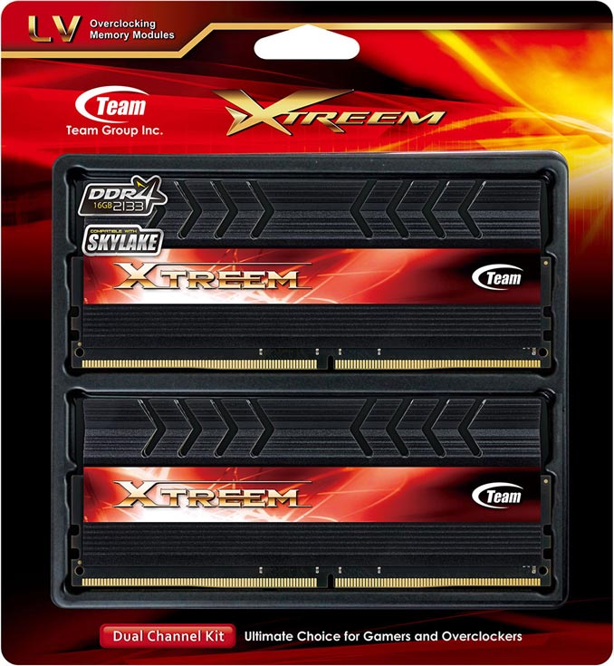 Модули памяти Team Group Xtreem DDR4-3466 и DDR4-3600 рассчитаны на напряжение питания 1,35 В