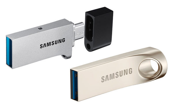 В новую линейку флэш-накопителей Samsung с интерфейсом USB 3.0 вошли модели трех видов с металлическими корпусами
