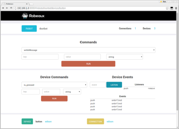 Использование Cylon.js с платой Intel Edison и набором Intel IoT Developer Kit - 5