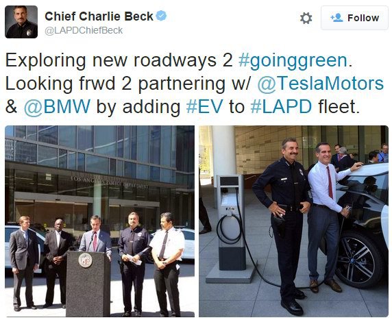 Лос-анджелеская полиция пересядет на электромобили Tesla и BMW - 4