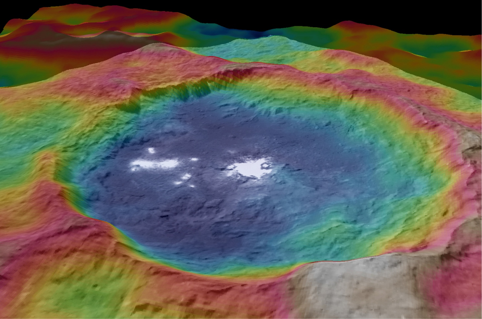 Церера продолжает удивлять ученых: неправильная геометрия кратеров и электромагнитные вспышки - 3
