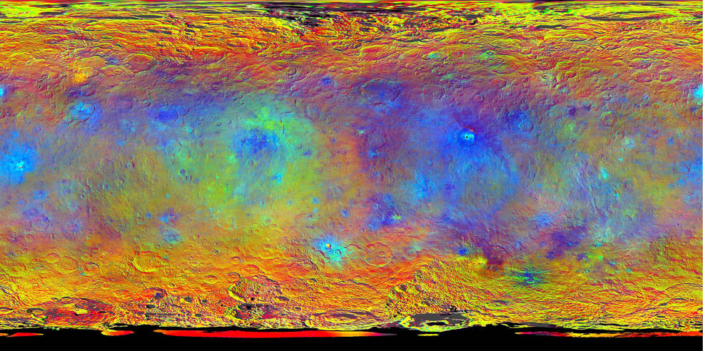 Церера продолжает удивлять ученых: неправильная геометрия кратеров и электромагнитные вспышки - 1