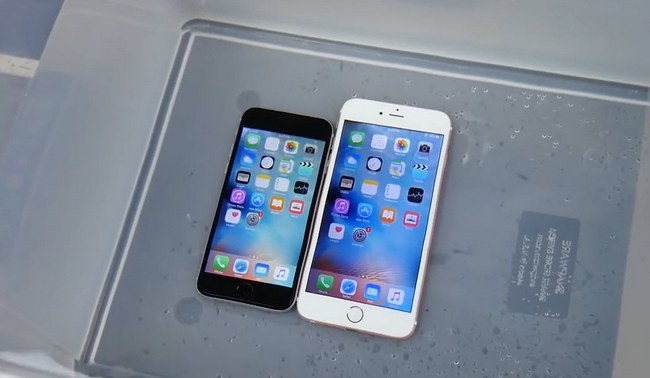 энтузиасты уже провели несколько тестов, в которых iPhone 6s проработал под водой более получаса
