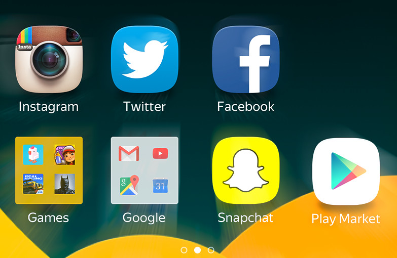Попытка номер три: Yandex Launcher - 1 image