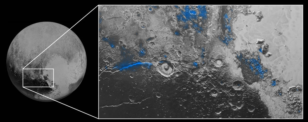 На Плутоне обнаружили водяной лед и голубое «небо» - 2