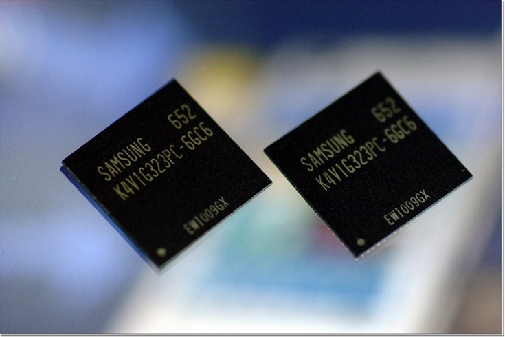 Продажи памяти DRAM Samsung продолжают расти