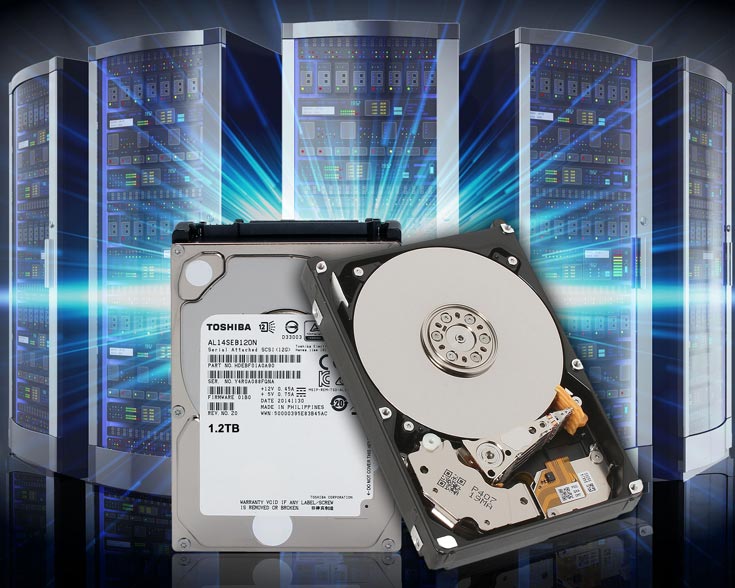 Жесткие диски Toshiba AL14SE предназначены для предприятий