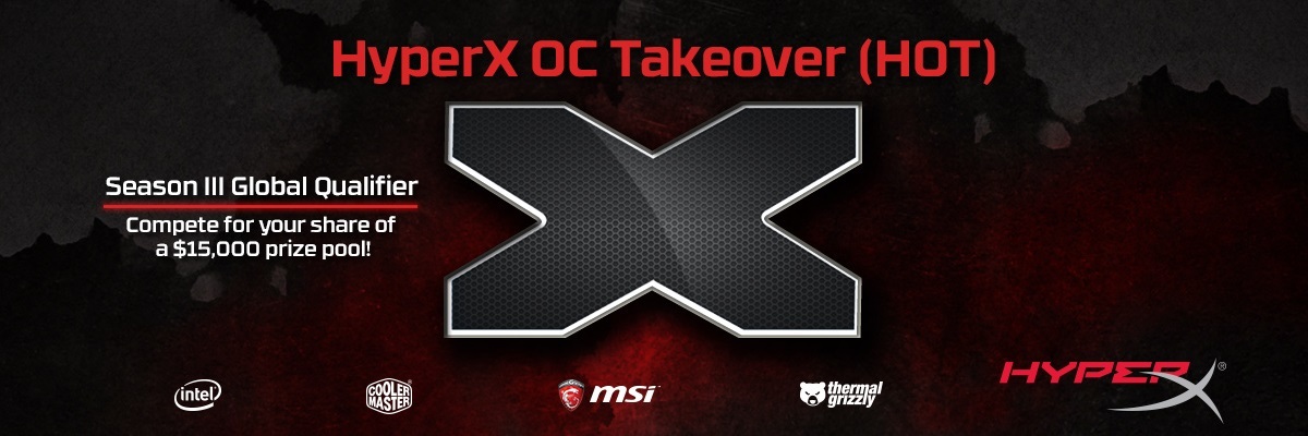 [Информационный пост] HyperX представляет соревнования для оверклокеров HyperX OC Takeover с призовым фондом 15 000 USD - 1