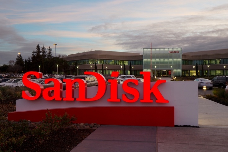 SanDisk получила за квартал 1,45 млрд долларов  дохода