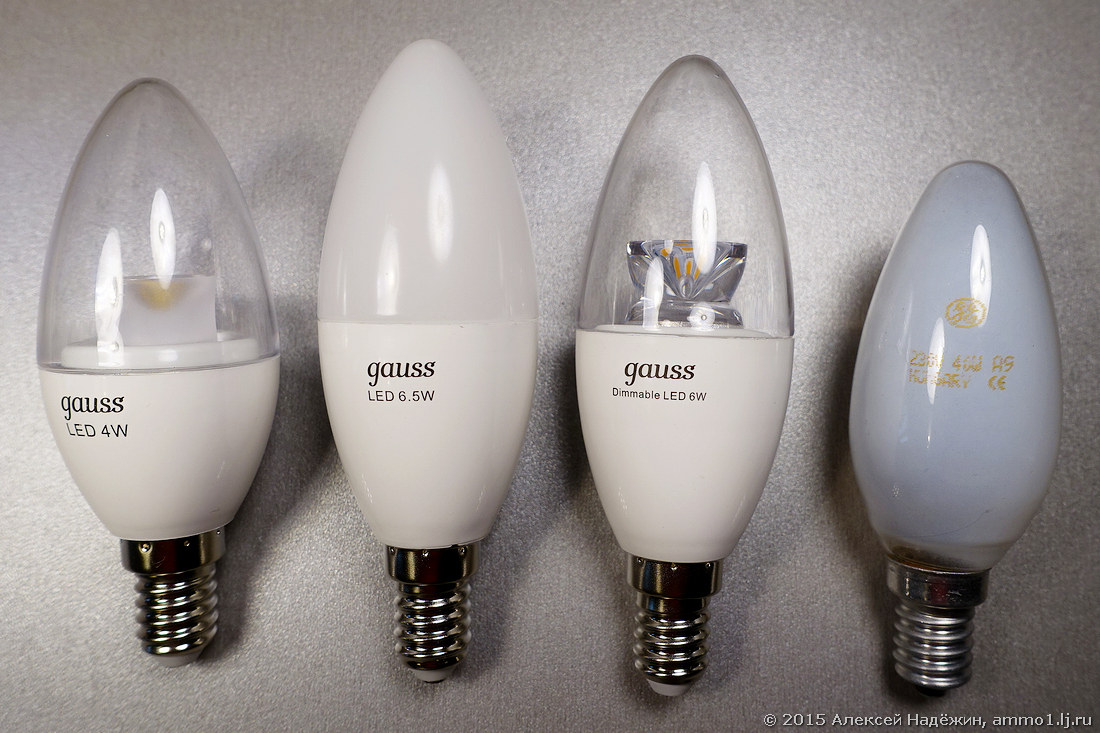 Cветодиодные лампы-свечки Gauss нового поколения - 2