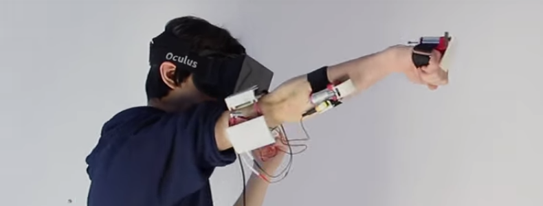 Виртуальная реальность будет драться: концепт Impacto передает физические ощущения в VR - 2